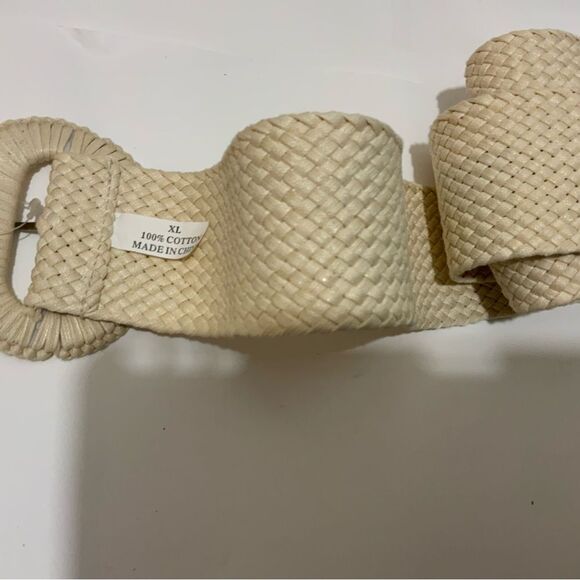Rue 21 weave belt women’s XL cotton - Picture 1 of 5